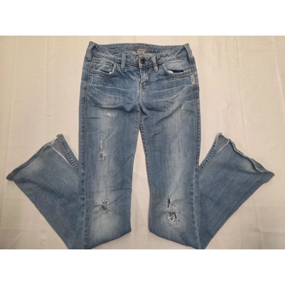 Silver Jeans "Alex" Women's Distressed Bootcut Jeans - Size 25/33
